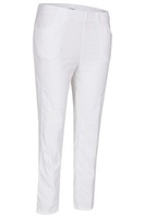 KJ Brand Full Length Trousers in White