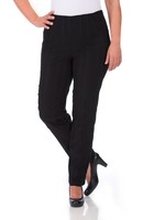 KJ Brand Full Length Trousers in Black