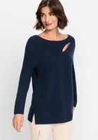 Olsen Long-sleeved Pullover in Ink Blue