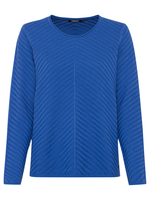 Olsen Long-sleeved Pullover in Electric Blue
