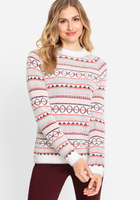 Olsen Pullover in Cream Stripe